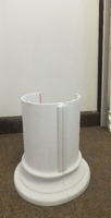Prototype column parts assembly.
